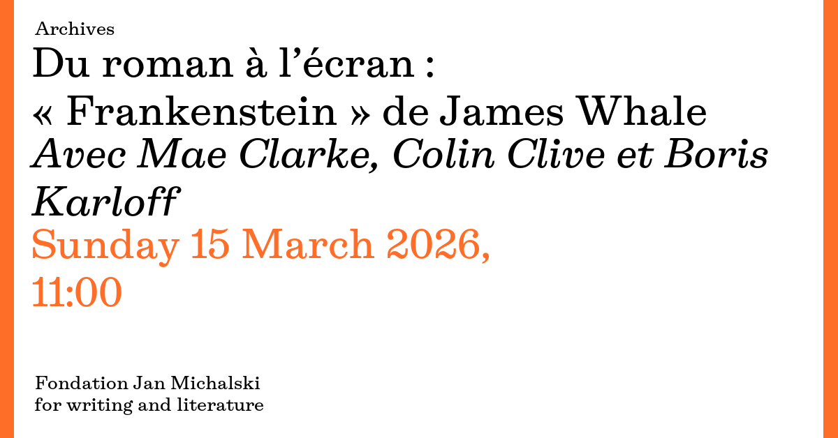 Du roman à l’écran : « Frankenstein » de James Whale – Fondation Jan ...