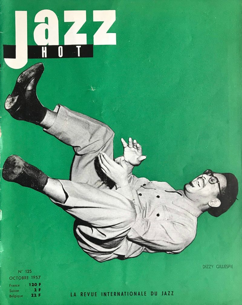 Couverture de la revue Jazz Hot n°125, octobre 1957 © Archives Cohérie Boris Vian