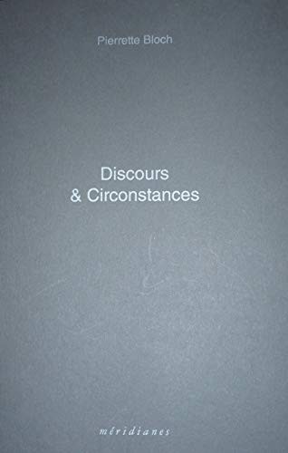 Discours & circonstances